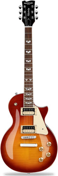 WestCreek Underdog Solid Body Electric Guitar - Warm Mahogany Tone