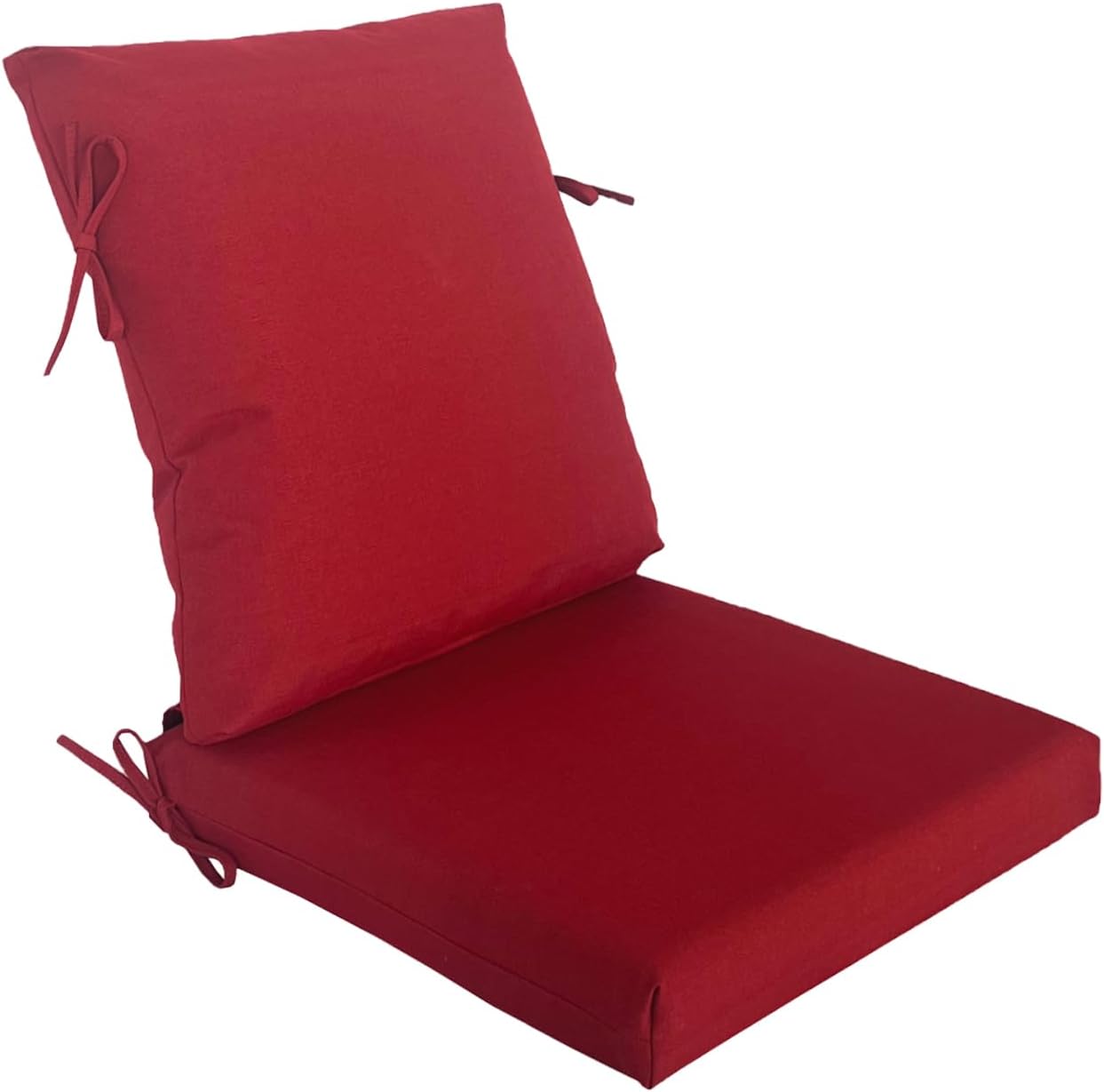 20x42 Outdoor Dining Chair Cushion Set with Resilient Foam