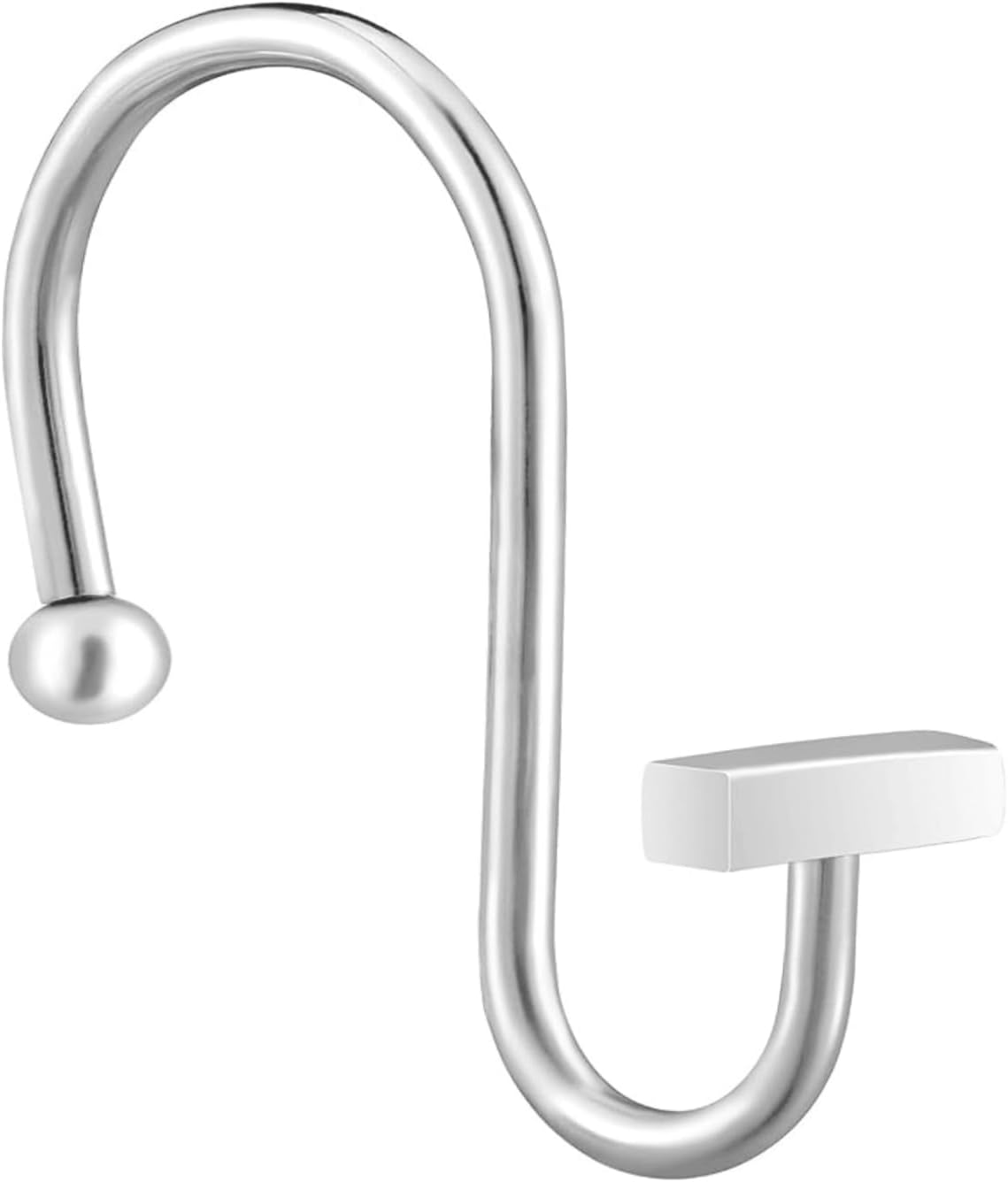 Chrome Rust-Proof Shower Hooks by Gracelife