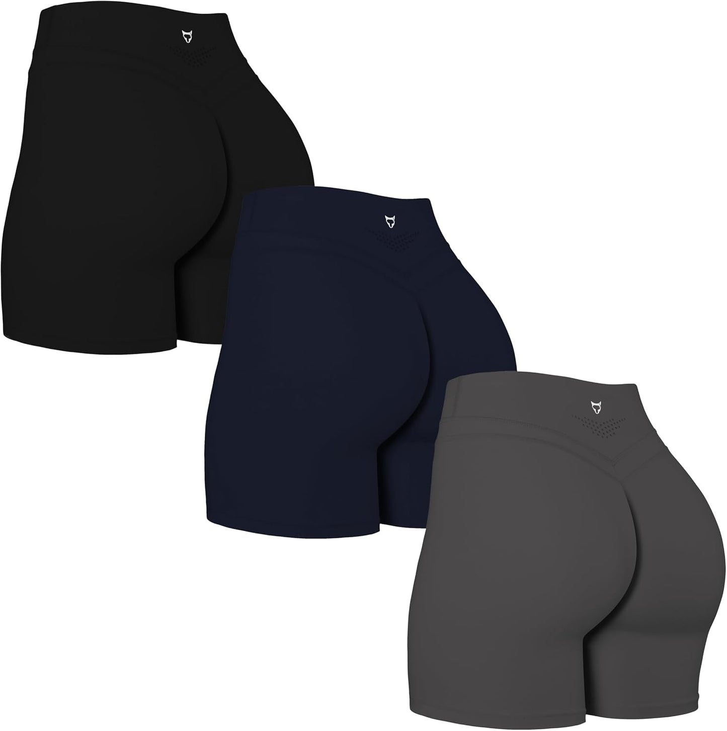 TomTiger Yoga Shorts for Women with Tummy Control and Style