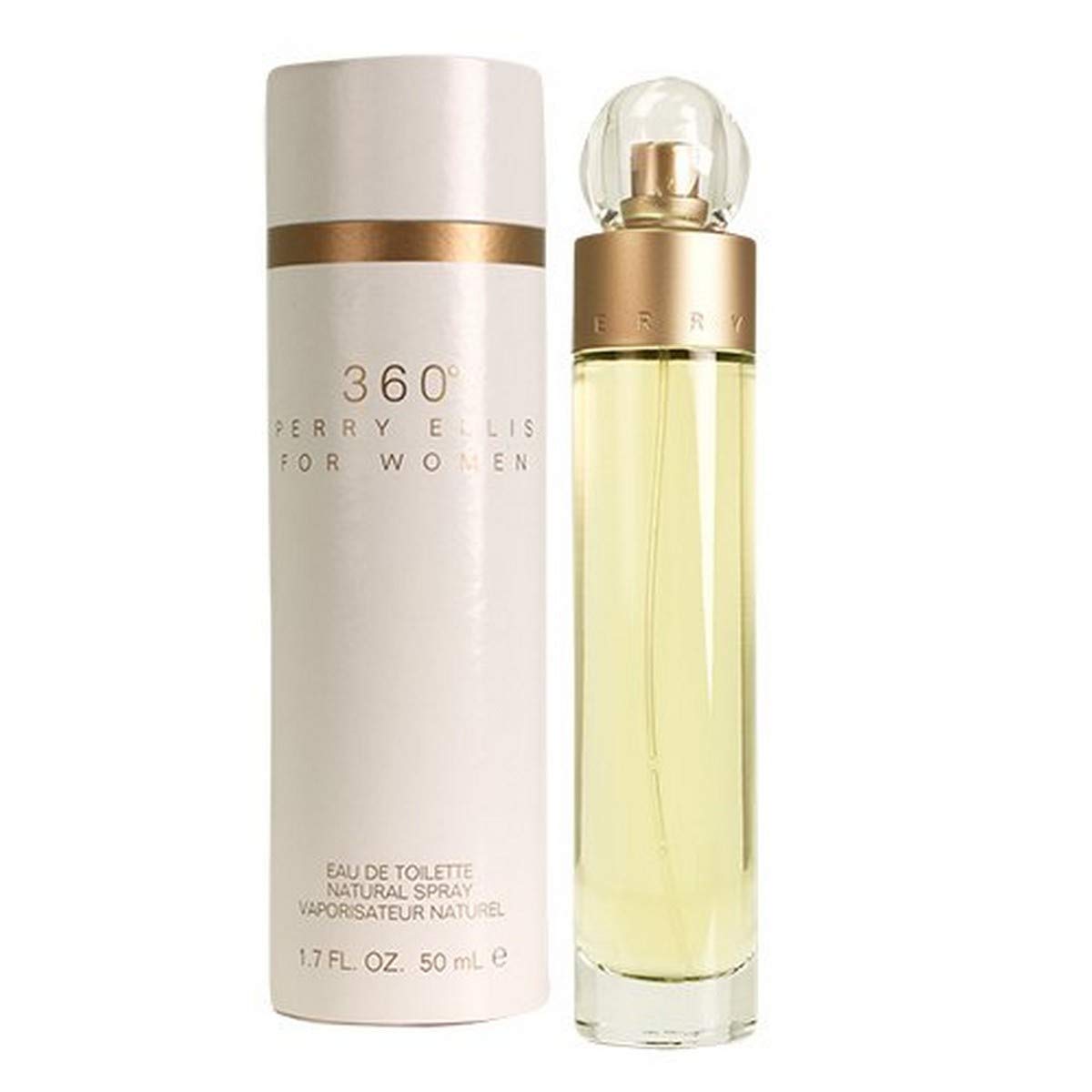 Perry Ellis 360 Eau De Toilette Spray for Women - 1.7 Ounces