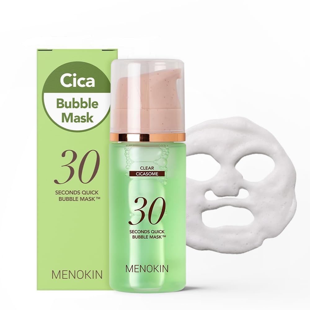 MENOKIN 30 Seconds Quick Bubble Mask for Hydration & Glow