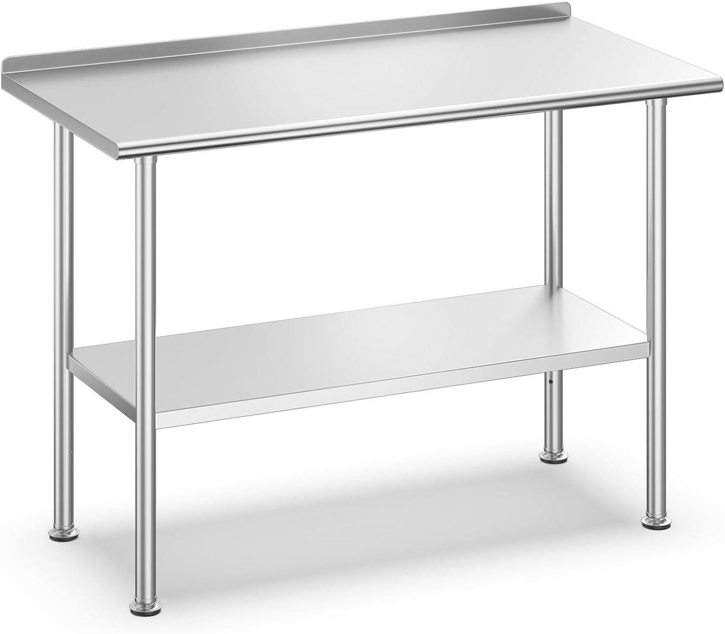 All-Stainless Steel Prep Table for Kitchens and Outdoor Use