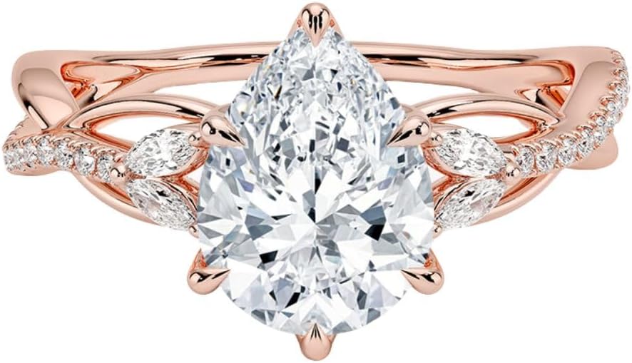 1-3 CT Moissanite Engagement Ring for Timeless Elegance