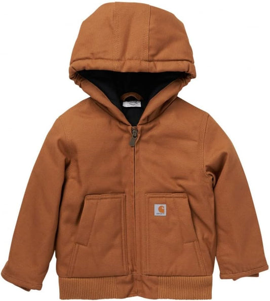 Carhartt Kid's CP8570 Canvas Insulated Hooded Camo Active Jac
