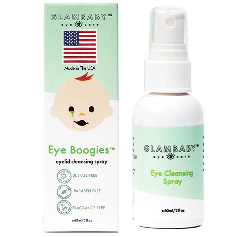 GlamBaby Eye Boogies Eyelid Cleaning Spray for Kids' Eyes