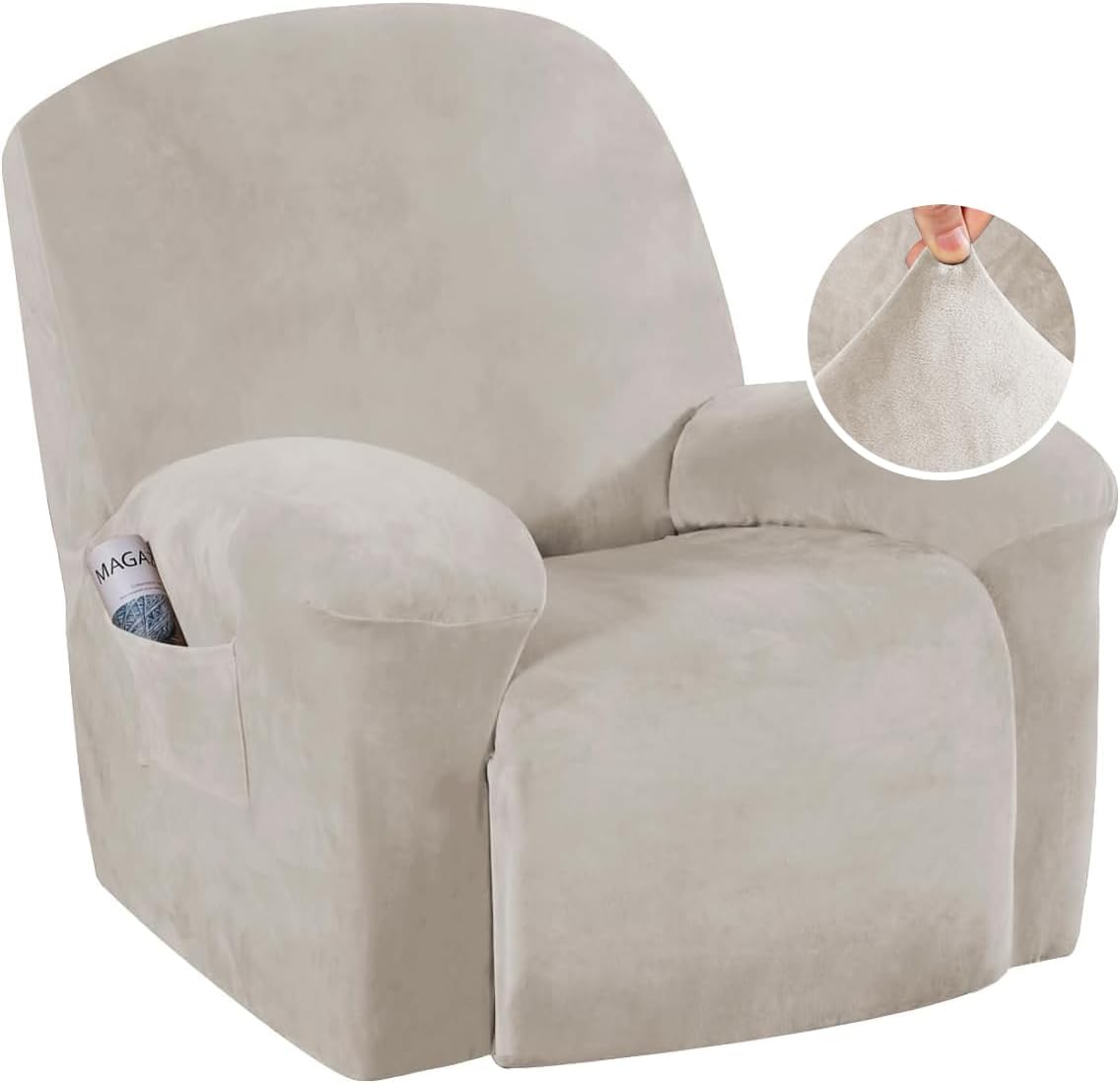 H.VERSAILTEX Stretch Recliner Covers for Large Recliner Chairs