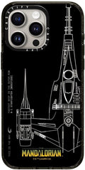 Impact iPhone 15 Pro Max Case N-1 Starfighter - Clear Black