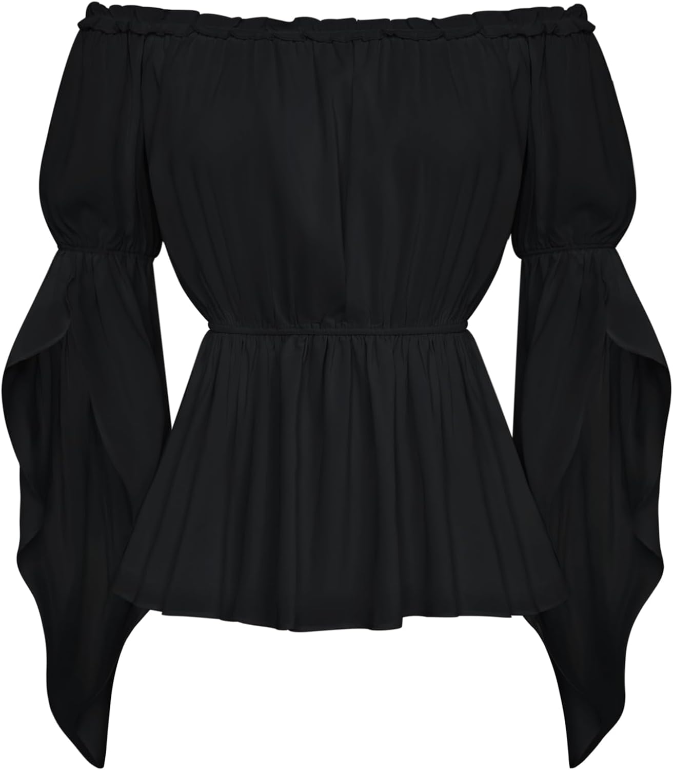 Scarlet Darkness Renaissance Shirt for Women with Bell Sleeves
