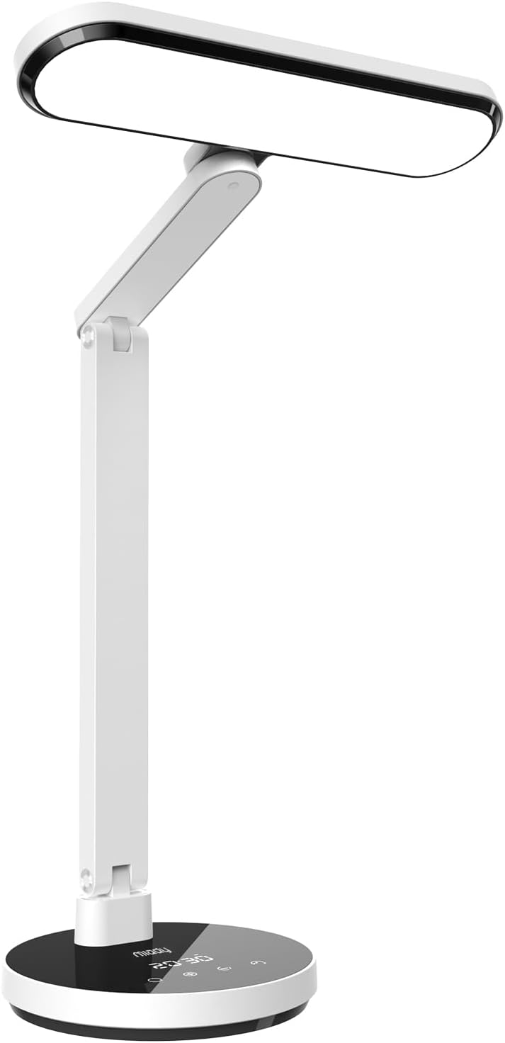 Miady LED Desk Lamp: Stepless Dimming, Eye-Caring Light