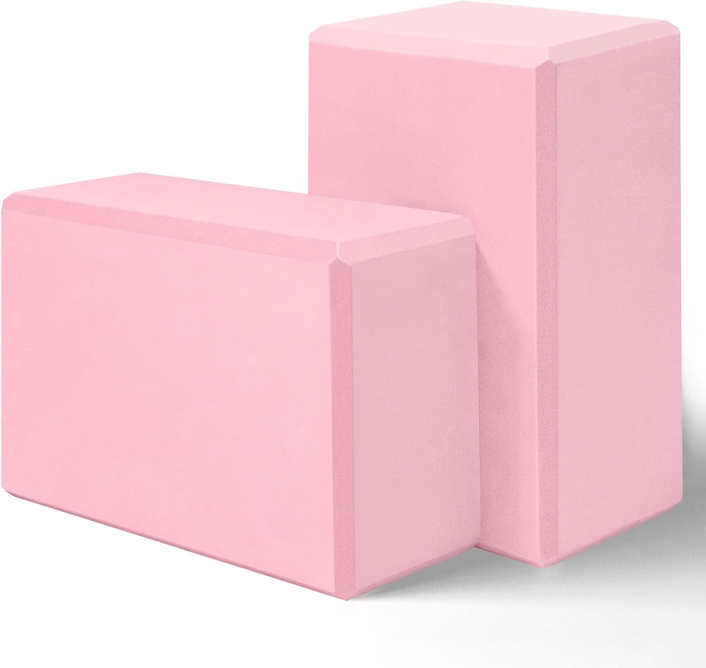 Sturdy Yoga Blocks 2 Pack for Balance & Tone
