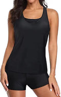 Holipick women's tankini swimsuits in 3 pieces with tummy support