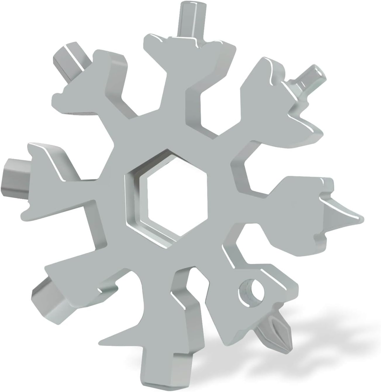 KULOLO Snowflake Multitool - 18-in-1 Gift for Dad