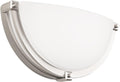 13 in Dimmable LED Wall Sconce Half Moon - Color Adjustable Light