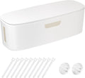 Cable Management Box - Large Cord Organizer Box to Hide Power Strip