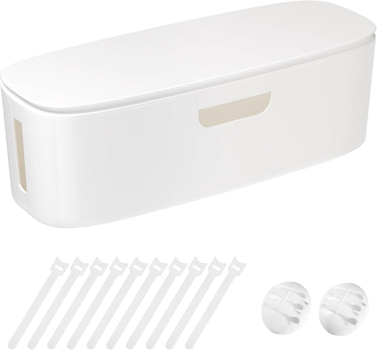 Chouky Large Cable Organizer Box - Hide Cords Safely!