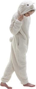 COSUSKET Snug Fit Unisex Onesie Pajamas - Cozy Flannel Animal Costume