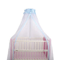 Breathable Crib Netting Canopy for Kids - Mosquito Net Blue
