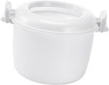 BRIGHTFUFU Small Steamer Microwave Bowl - Easy Cooking in Mini Microwave!