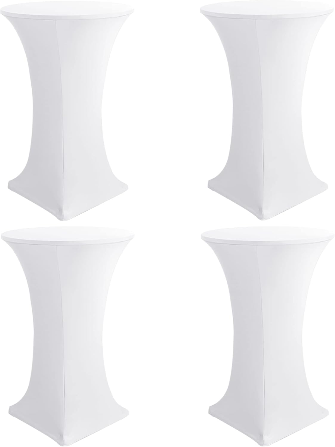 Fitted Stretch Spandex Cocktail Table Covers for Events