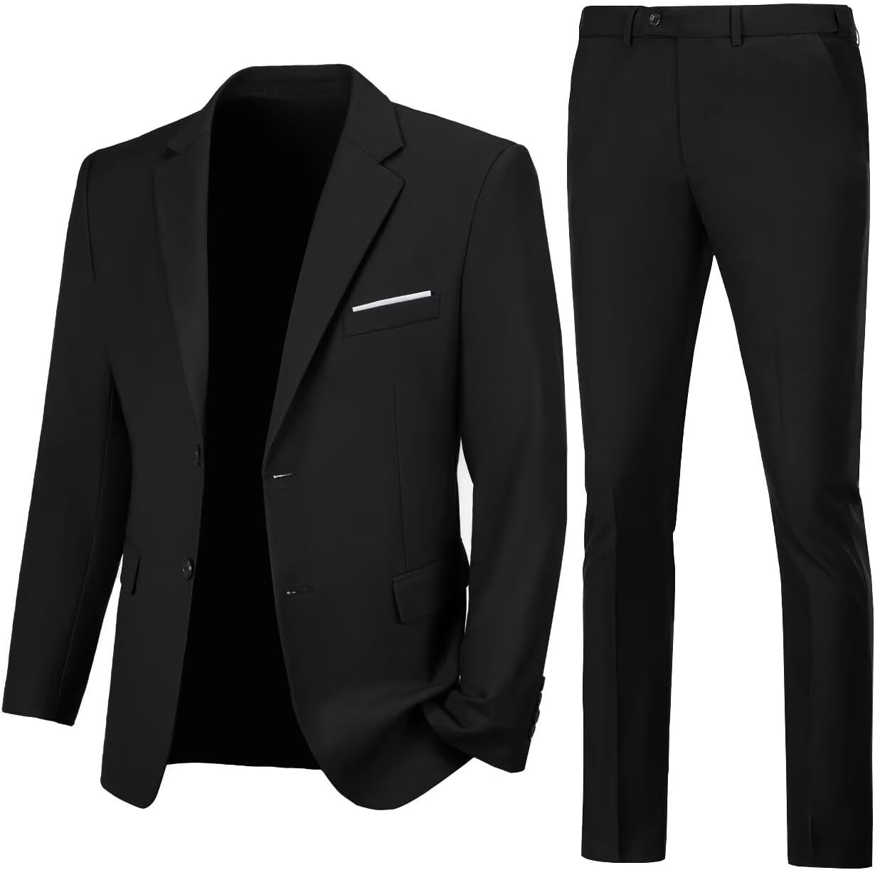 Mens Slim Fit 2 Piece Suit for Prom and Special Occasions