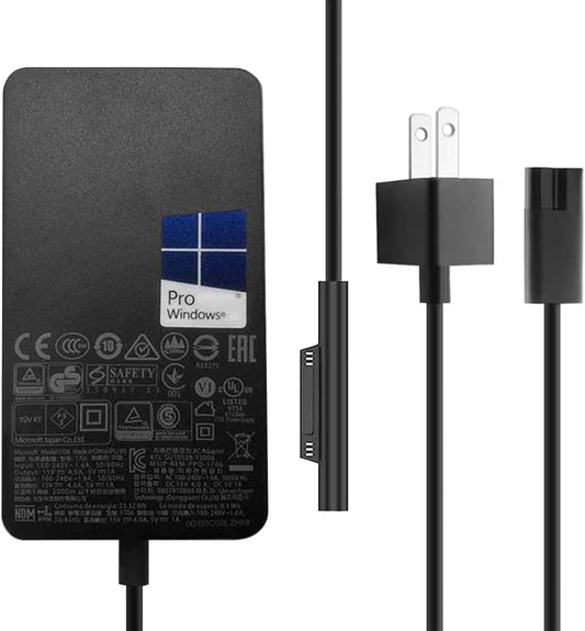 Pro Charger 44W Power Supply for Microsoft Surface Pro 6 and 5
