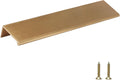 Rergy 10 Pack Champagne Bronze Cabinet Pulls 6-1/4in Finger Pulls