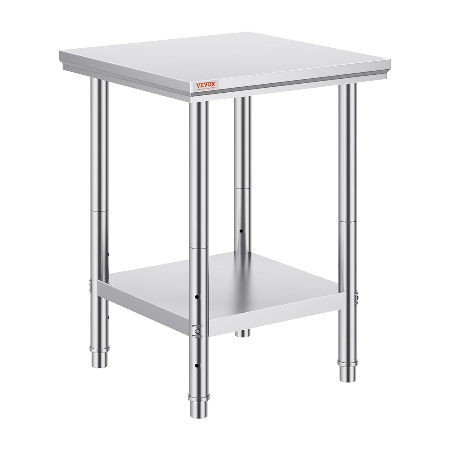 Vevor Stainless Steel Commercial Kitchen Prep Table for Heavy Duty Use