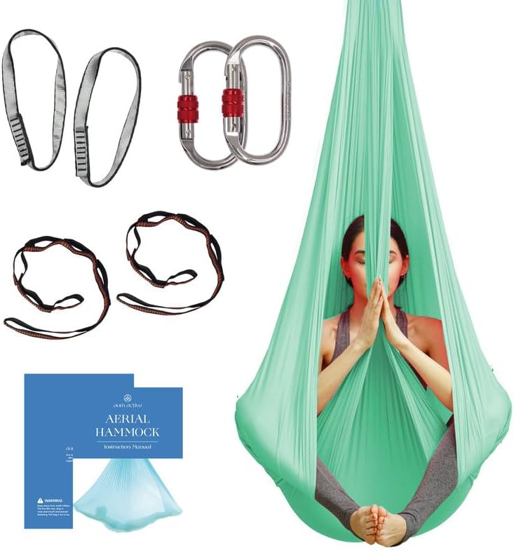 Aerial Silk Yoga Hammock & Swing for Home Inversion Exercises