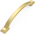 6-1/4 in Brushed Gold Cabinet Pulls 10 Pack - Durable Zinc Alloy