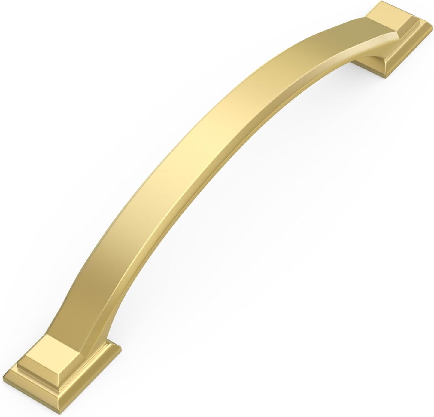 10 Pack 6-1/4 Inch Brushed Gold Cabinet Pulls for Elegance