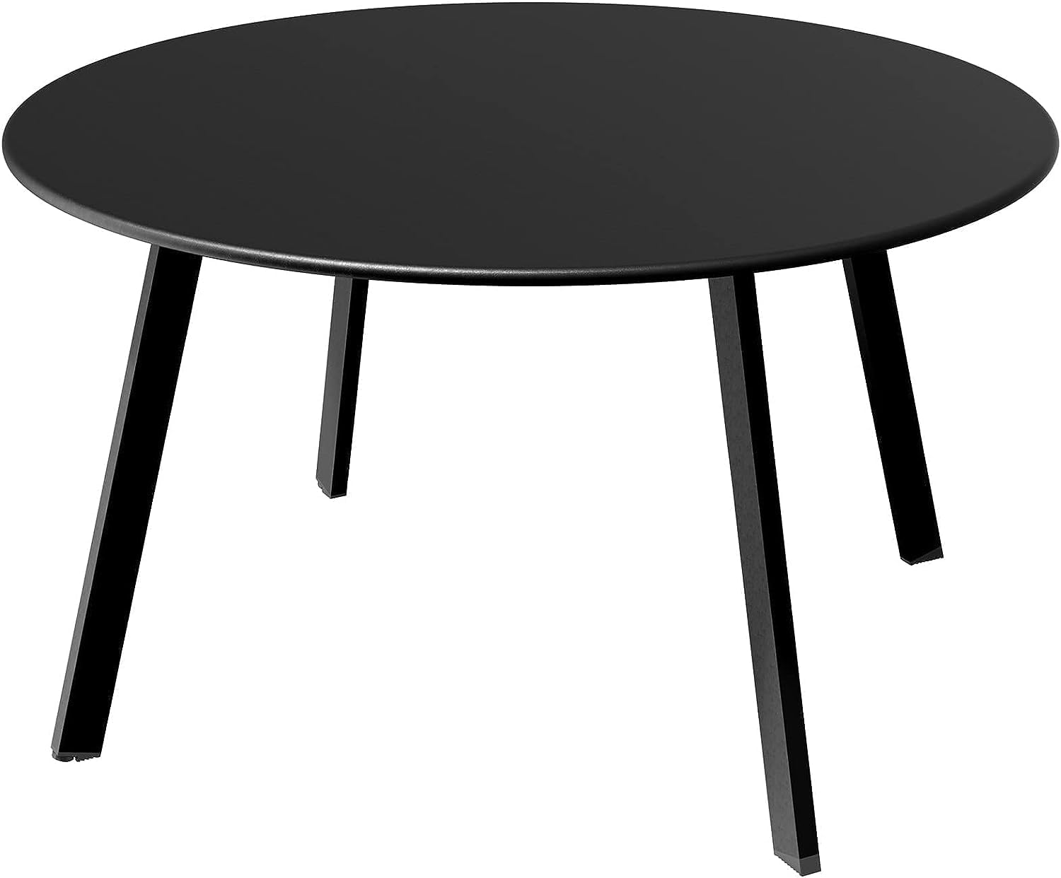 Grand Patio Round Steel Patio Coffee Table for Outdoor Use
