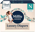 Millie Moon Luxury Diapers Size Newborn - Soft, Reliable Protection