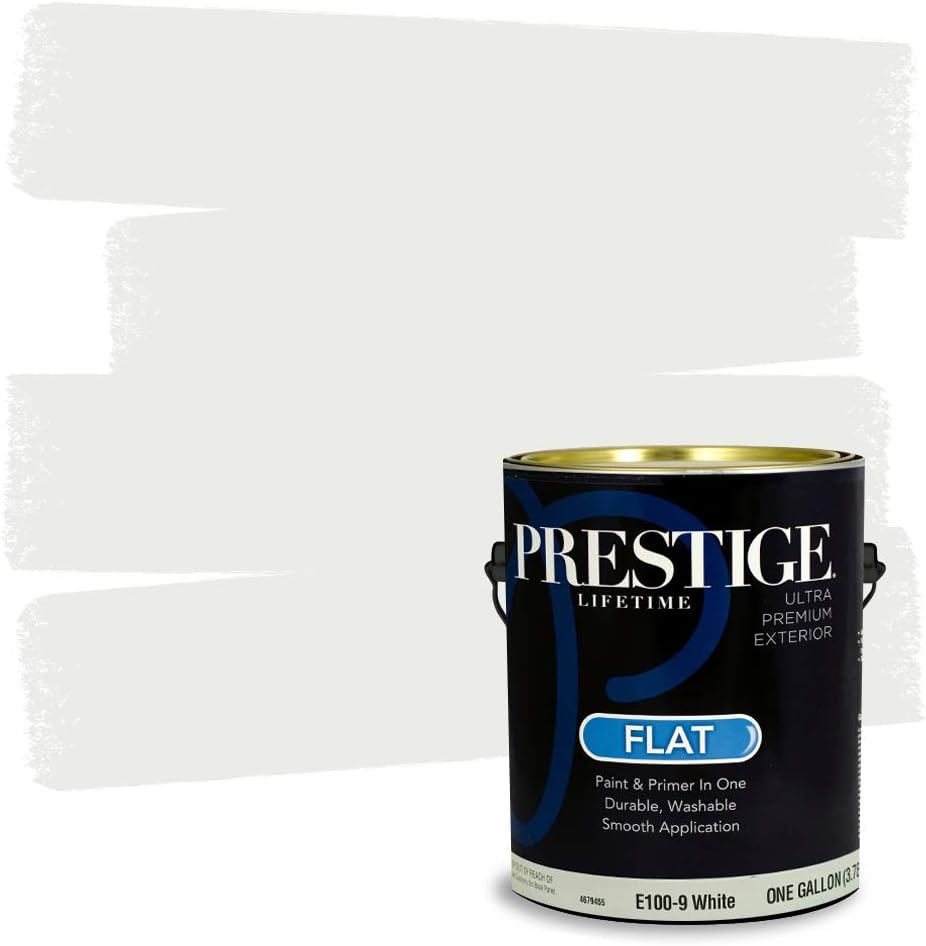 PRESTIGE Paints Exterior Flat Paint and Primer in One Review