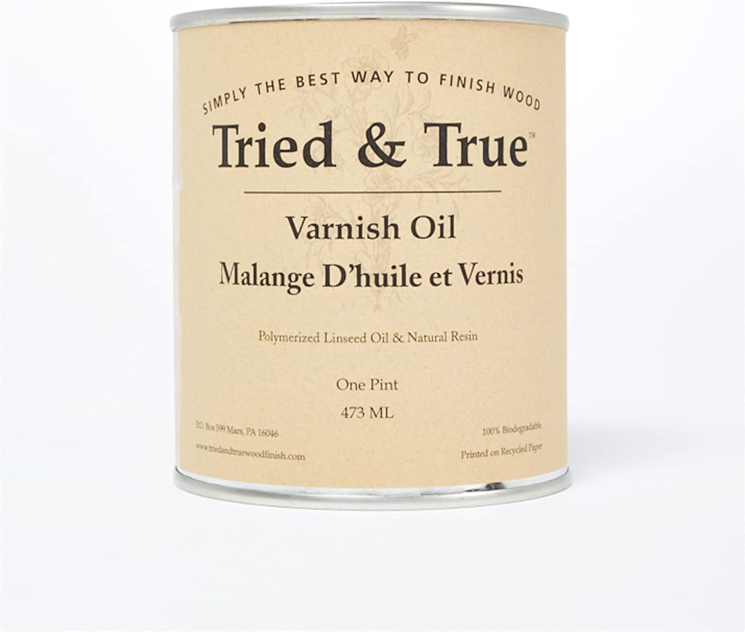 Tried & True Superior Varnish Oil Wood Finish for Furniture