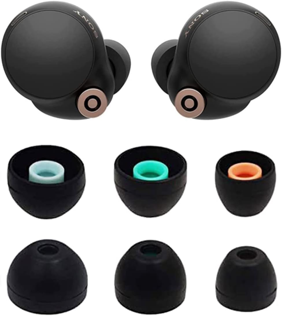 ALXCD Sony Earbuds Silicone Tips - 3 Pairs S/M/L