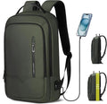 hk Laptop Backpack for Men with USB Charging and Water Resistance