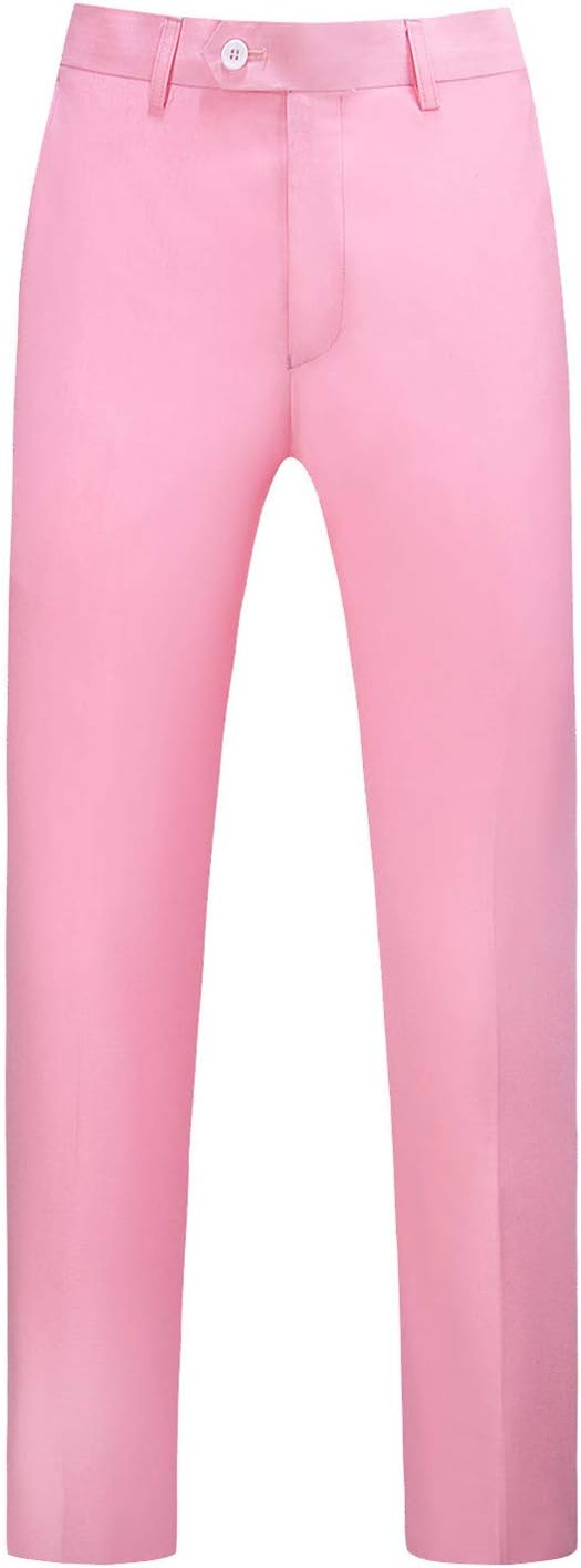 MOGU Mens Front Flat Casual Dress Pants for Stylish Comfort