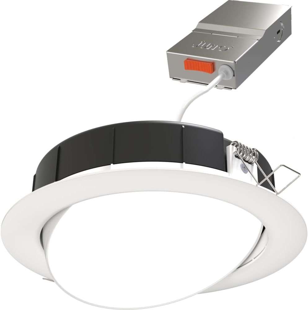 Juno LED Shower Light - Adjustable 6 Inch Wafer Downlight