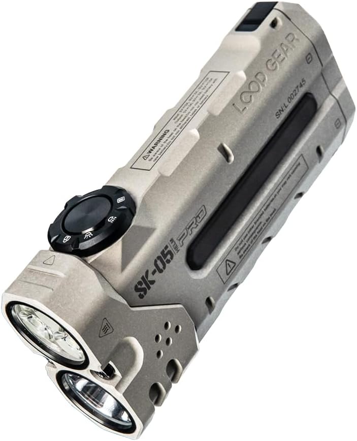 LOOP GEAR SK05 PRO Mao EDC Flashlight: 4360 Lumens Power Bank