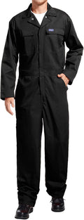 HISEA Men's Long Sleeve Coverall - Tough, Stain & Wrinkle Resistant