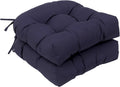 Outdoor Chair Cushions 17x17 in Navyblue - Thick 5in Support