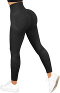 SUUKSESS Scrunch Butt Lifting Seamless High Waisted Leggings