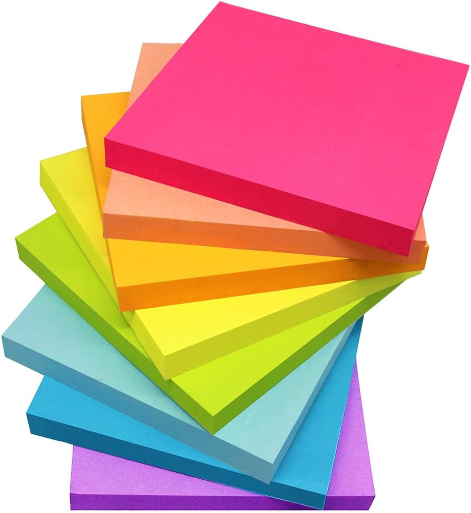 Vanpad Sticky Notes - Easy Post Self-Stick Pads