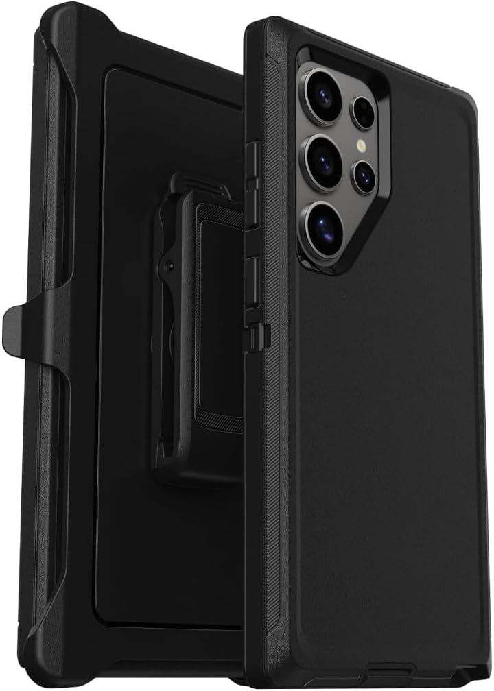 Defender Case for Samsung Galaxy S24 Ultra 5G - Black Holster