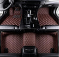 Custom Car Floor Mats Full Coverage for Sedans SUVs - Non-Slip Brown