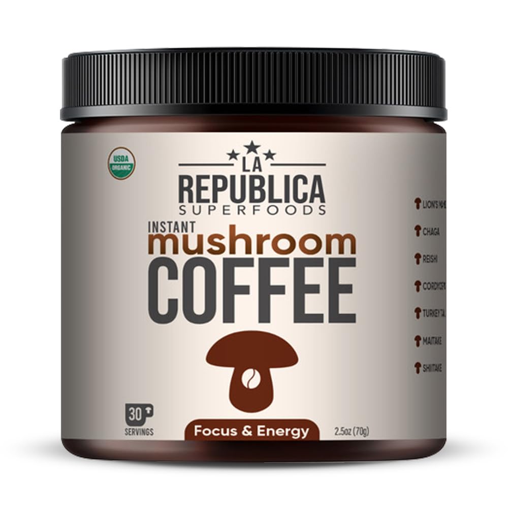 Organic Mushroom Coffee Boost - LRLA Superfoods