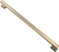 Alzassbg 15 in Brushed Antique Brass Cabinet Pulls - Solid 5 Pack