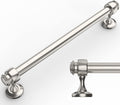 Amerdeco Brushed Satin Nickel Cabinet Pulls 7 in Hole Centers - Solid