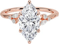 1-3 CT Moissanite Engagement Ring Colorless VVS1 Marquise - Twisted HK
